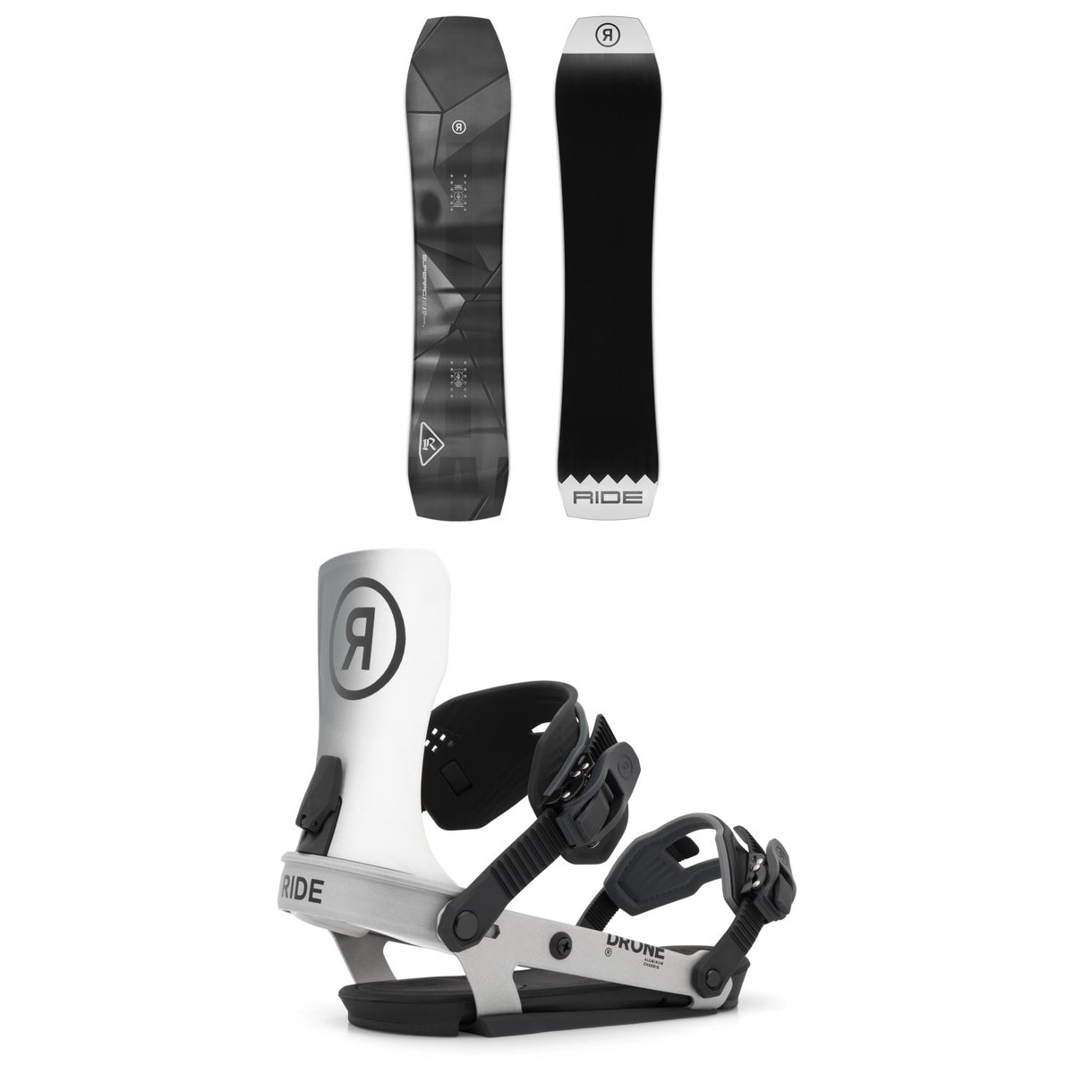 Ride Superpig Snowboard + Drone Snowboard Bindings - Women's 2027