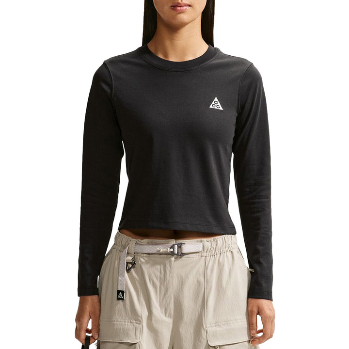 Nike ACG Dri-FIT Long-Sleeve Shirt - Women's Black/Summit White