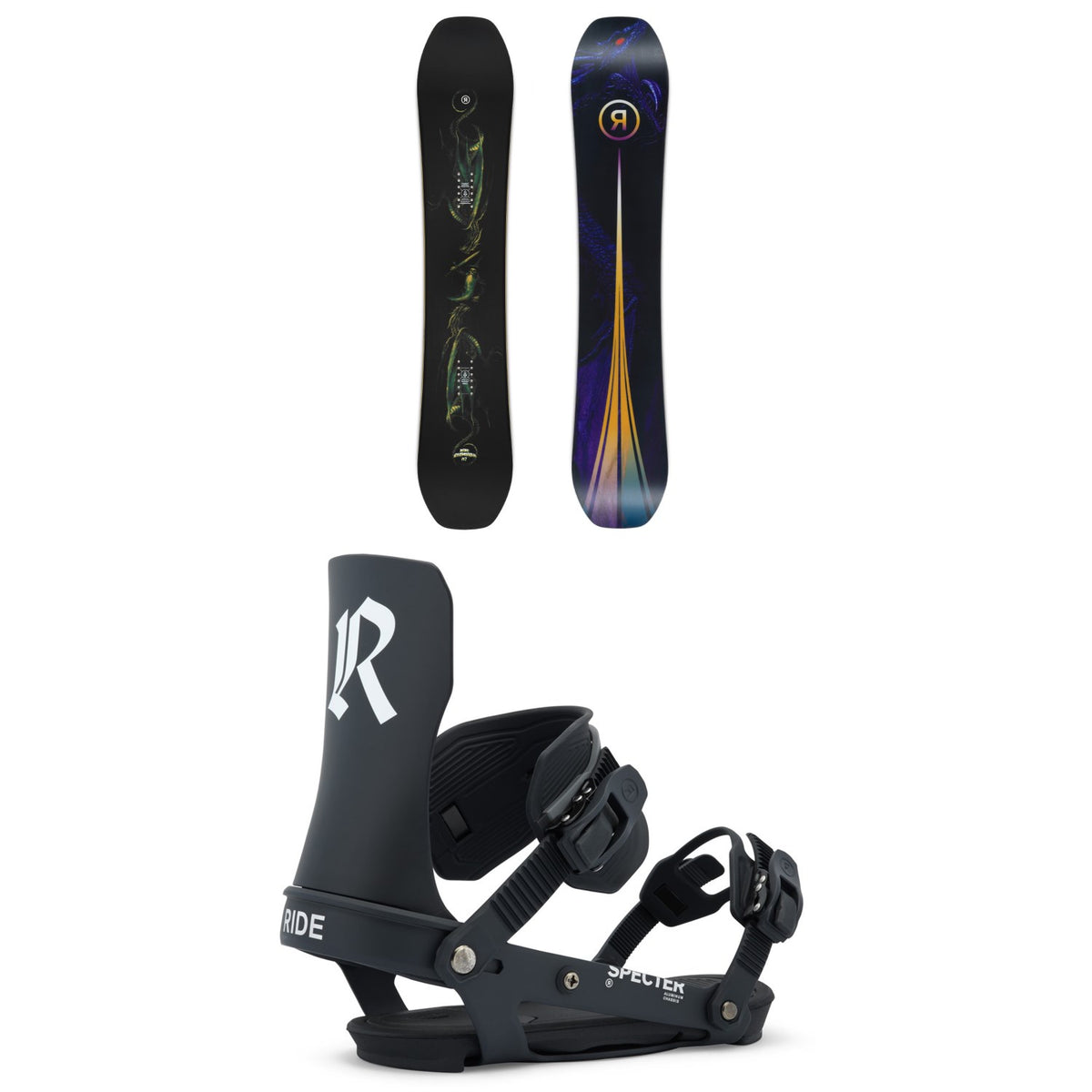 Ride Shadowban Snowboard + Specter Snowboard Bindings - Women's 2027