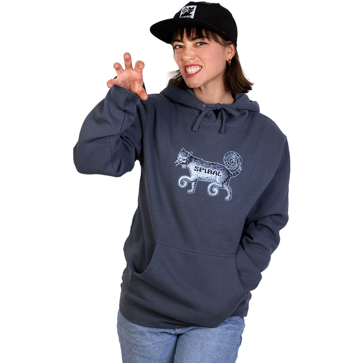 Spiral Wax Co. Sphinx Hoodie - Unisex Blue