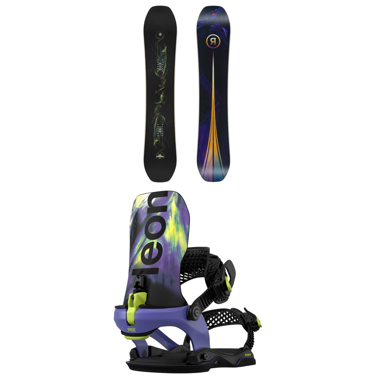 Ride Shadowban Snowboard + Bataleon Blaster AW FASE LTD Snowboard Bindings 2027