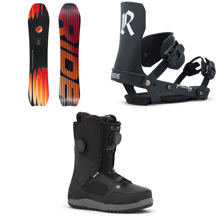 Ride Psychocandy Snowboard + Specter Snowboard Bindings + Hera Snowboard Boots - Women's 2027