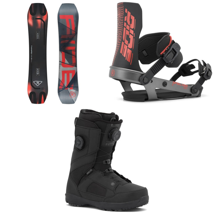Ride Twinpig Snowboard + Specter Snowboard Bindings + Octave Snowboard Boots 2027