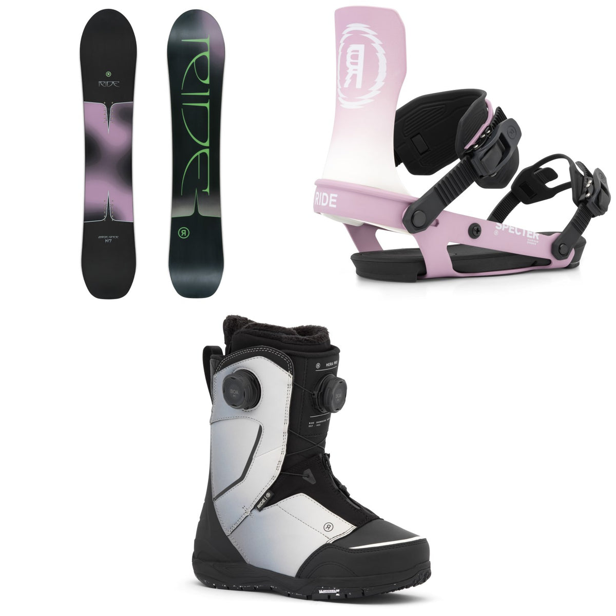 Ride Magic Stick Snowboard + Specter Snowboard Bindings + Hera Pro Snowboard Boots - Women's 2027
