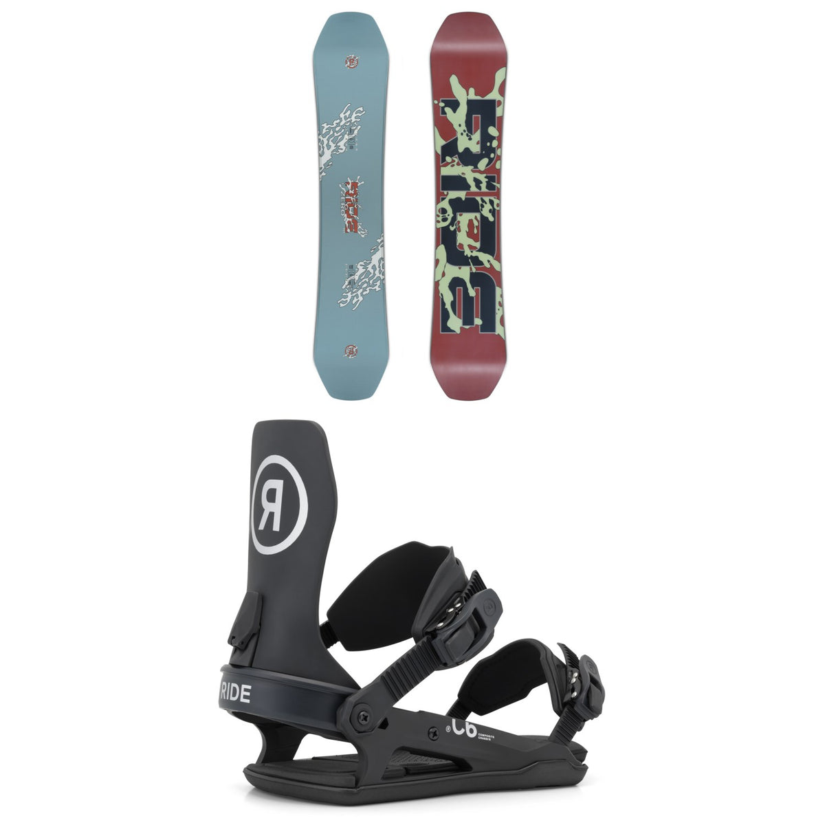 Ride Zero Snowboard + C-6 Snowboard Bindings 2027