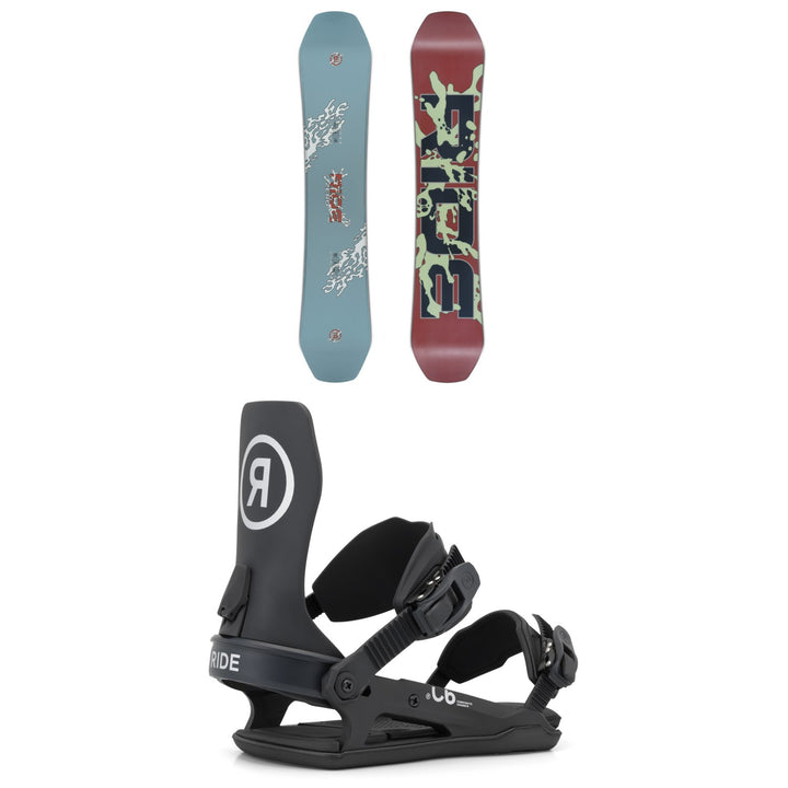 Ride Zero Snowboard + C-6 Snowboard Bindings 2027