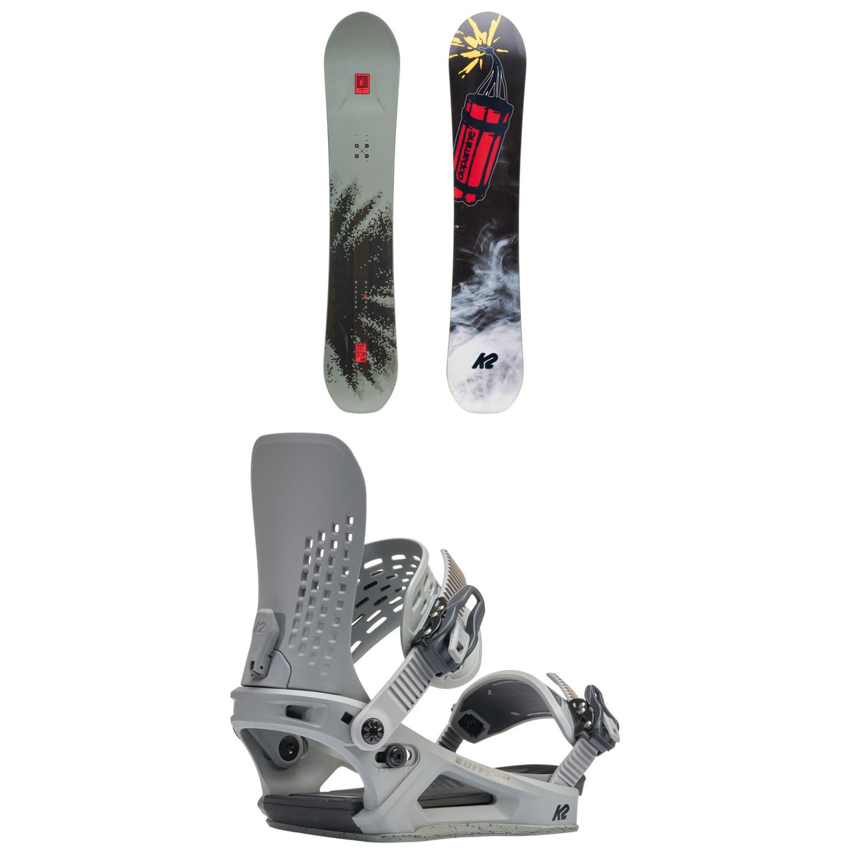 K2 Antidote Snowboard + Edition Snowboard Bindings 2027