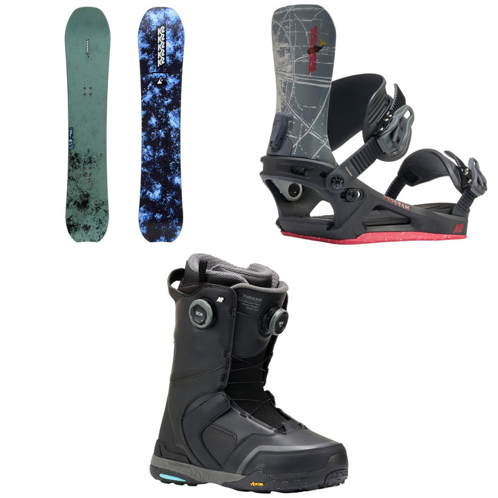 K2 Commonwealth Snowboard + Program Snowboard Bindings + Thraxis Snowboard Boots 2027