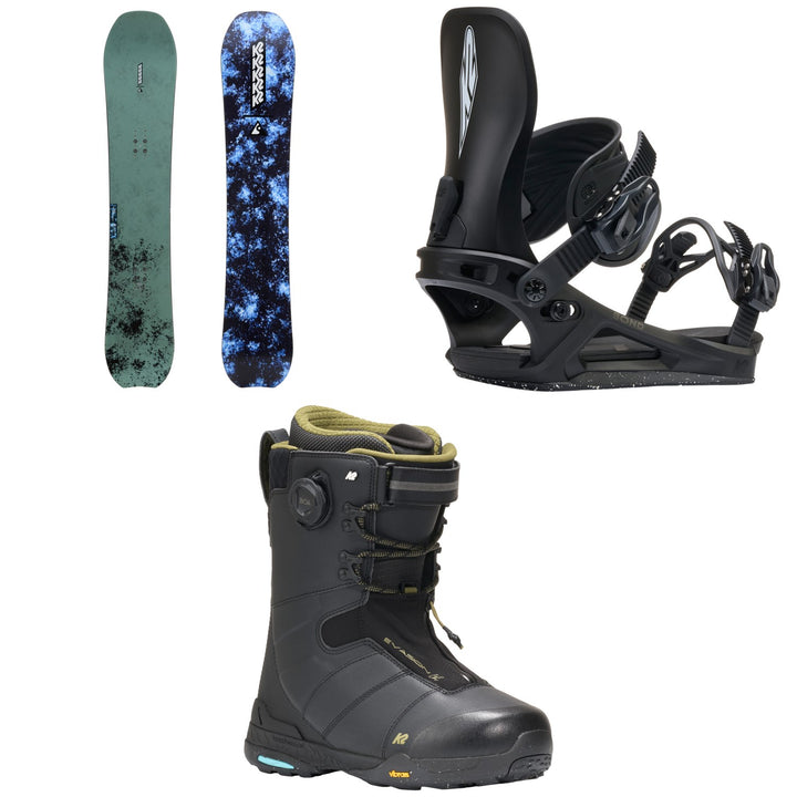 K2 Commonwealth Snowboard + Bond Snowboard Bindings + Evasion Snowboard Boots 2027