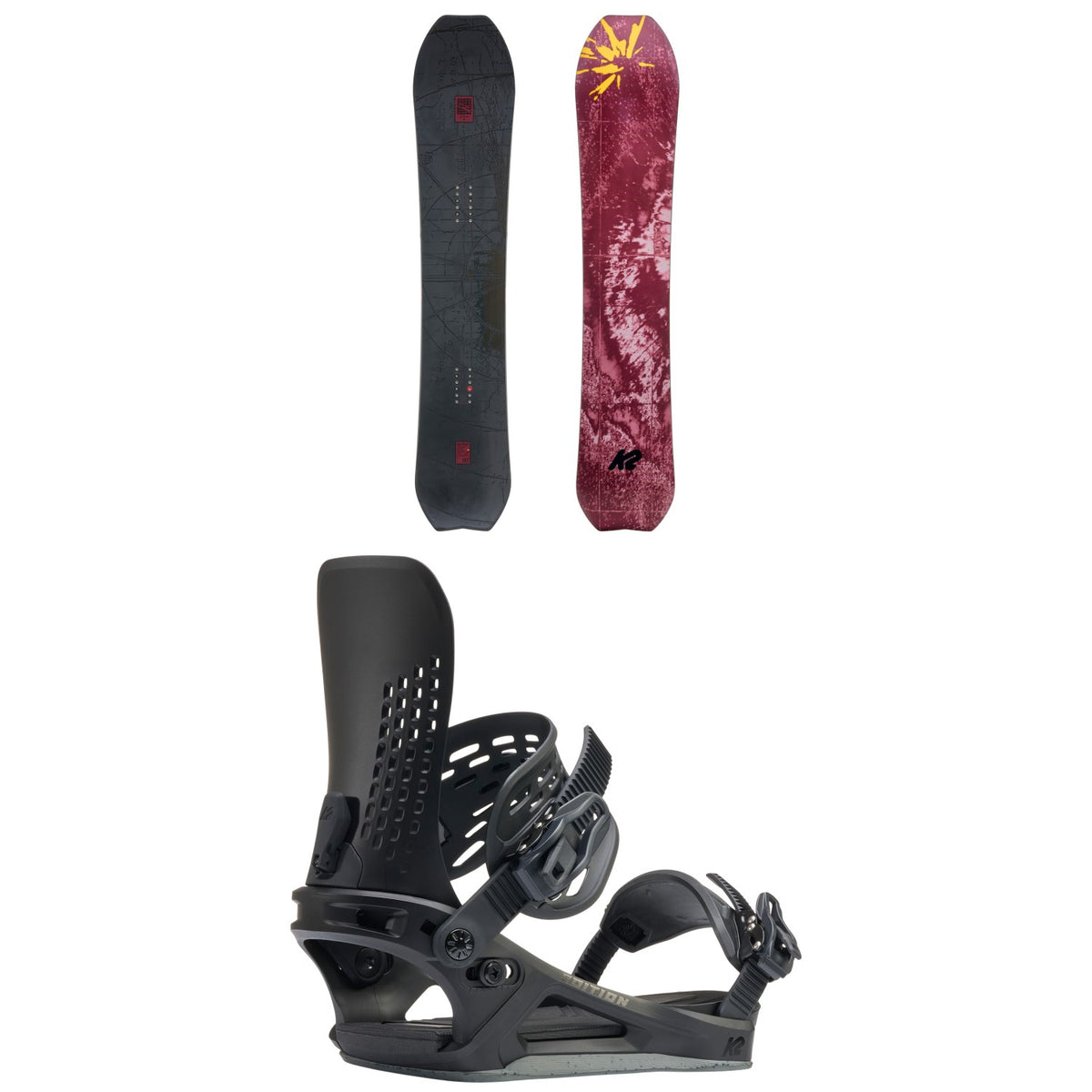 K2 Sky Pilot Snowboard + Edition Snowboard Bindings 2027