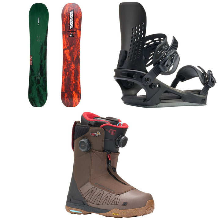 K2 Manifest Snowboard + Edition Snowboard Bindings + Orton Snowboard Boots 2027