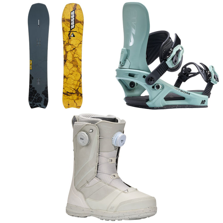 K2 Excavator Snowboard + Network Snowboard Bindings + Contour Snowboard Boots - Women's 2027