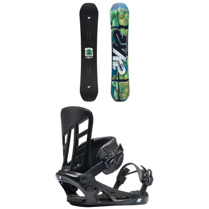 K2 Afterblack Snowboard + Indy Snowboard Bindings 2027