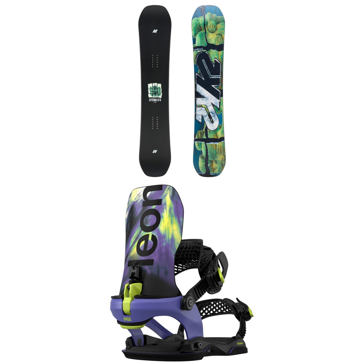 K2 Afterblack Snowboard + Bataleon Blaster AW FASE LTD Snowboard Bindings 2027