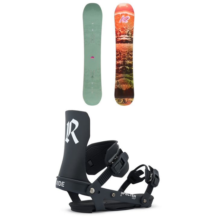 K2 Extravision Snowboard + Ride Specter Snowboard Bindings - Women's 2027