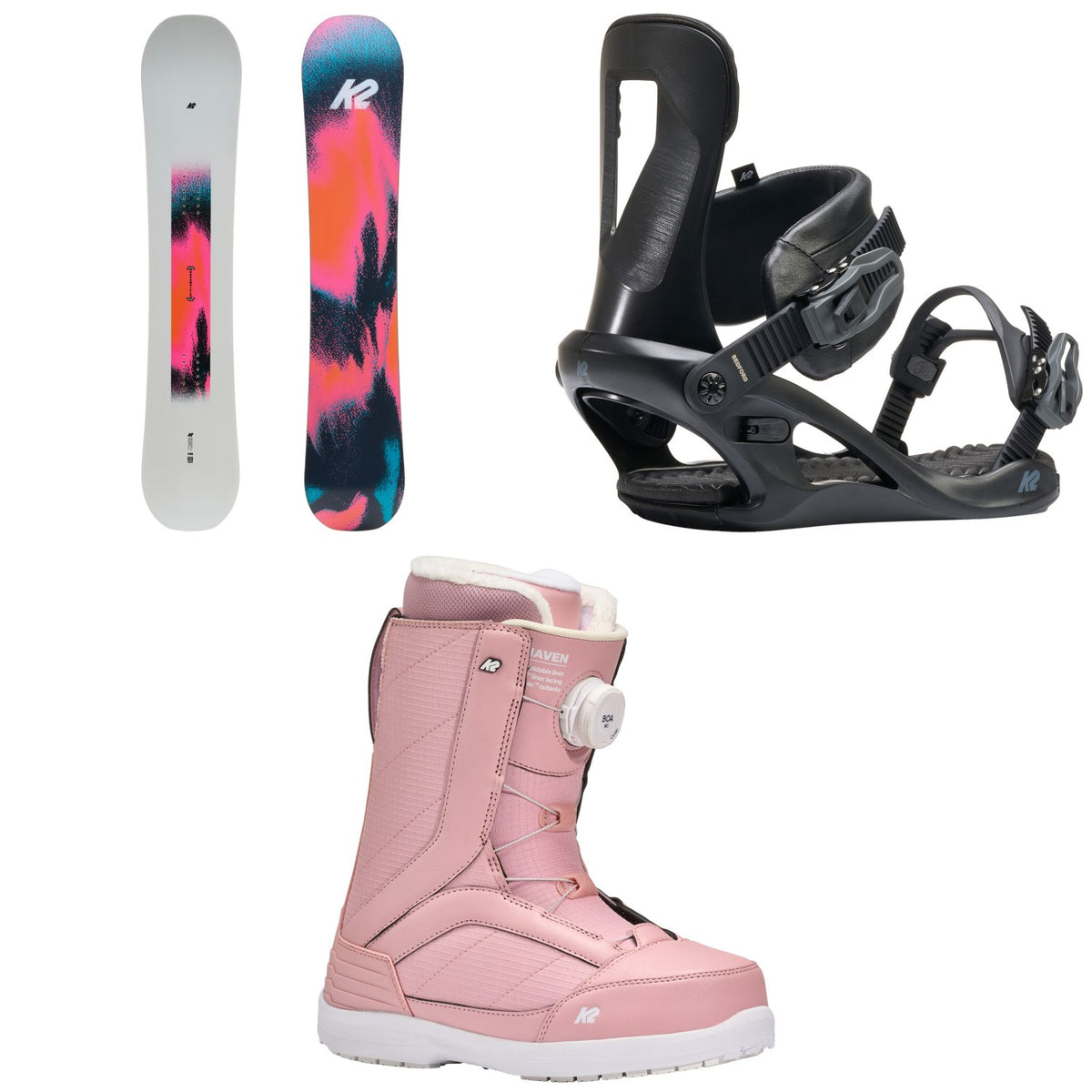 K2 Dreamsicle Snowboard + Bedford Snowboard Bindings + Haven Snowboard Boots - Women's 2027