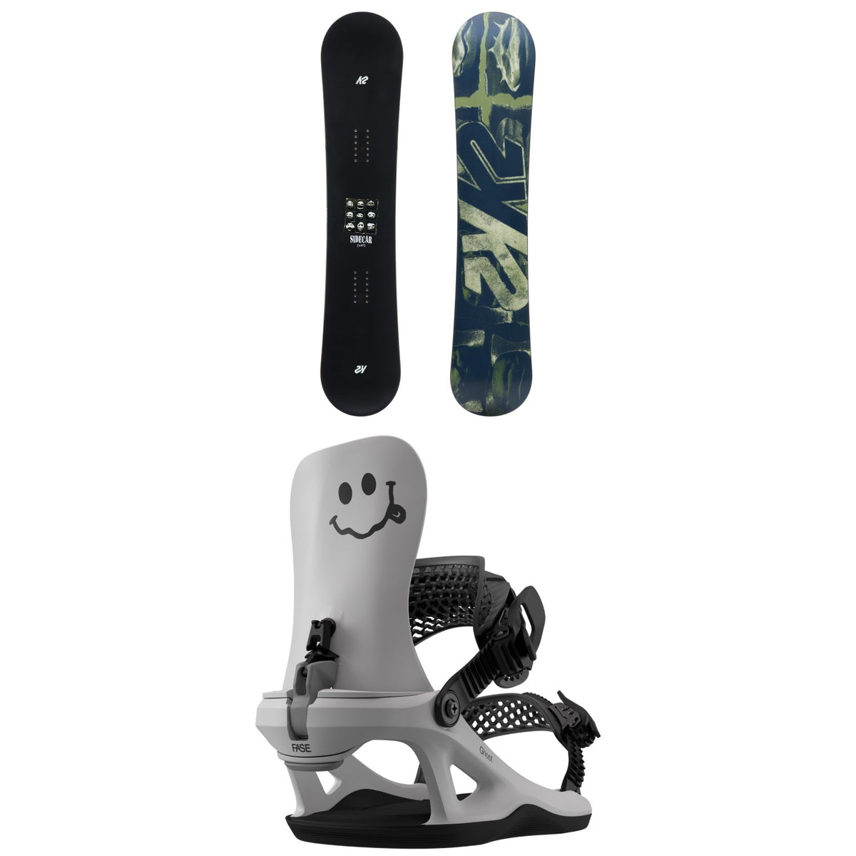 K2 Sidecar Snowboard + Bataleon Ghost FASE Snowboard Bindings - Kids' 2027