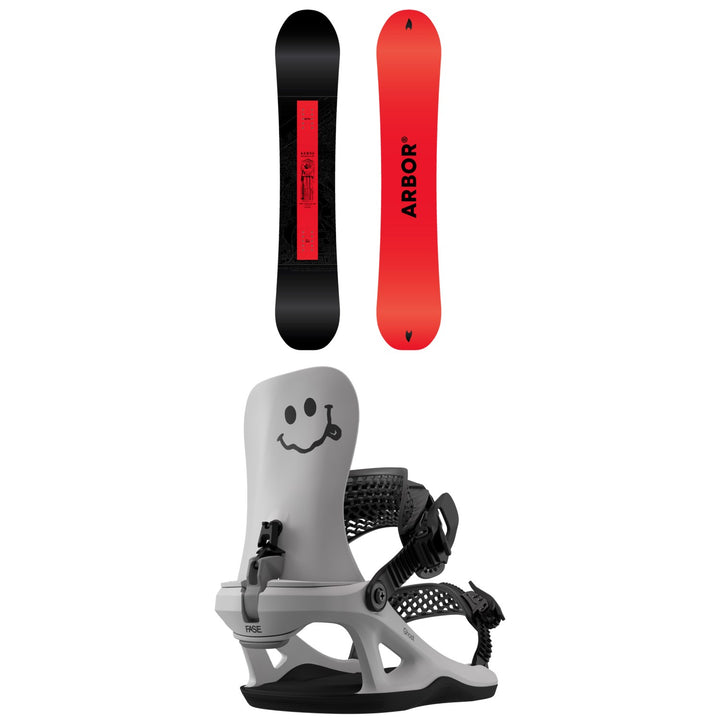 Arbor Red Gerard AM Snowboard + Bataleon Ghost FASE Snowboard Bindings - Kids' 2027