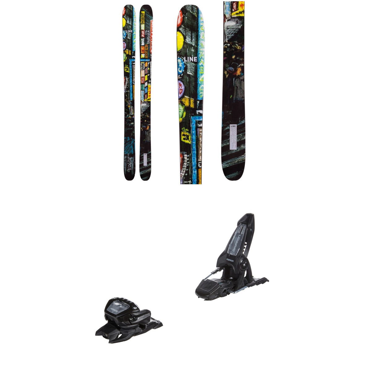 Line Pandora 106 Skis 2027 + Marker Griffon 13 ID Ski Bindings