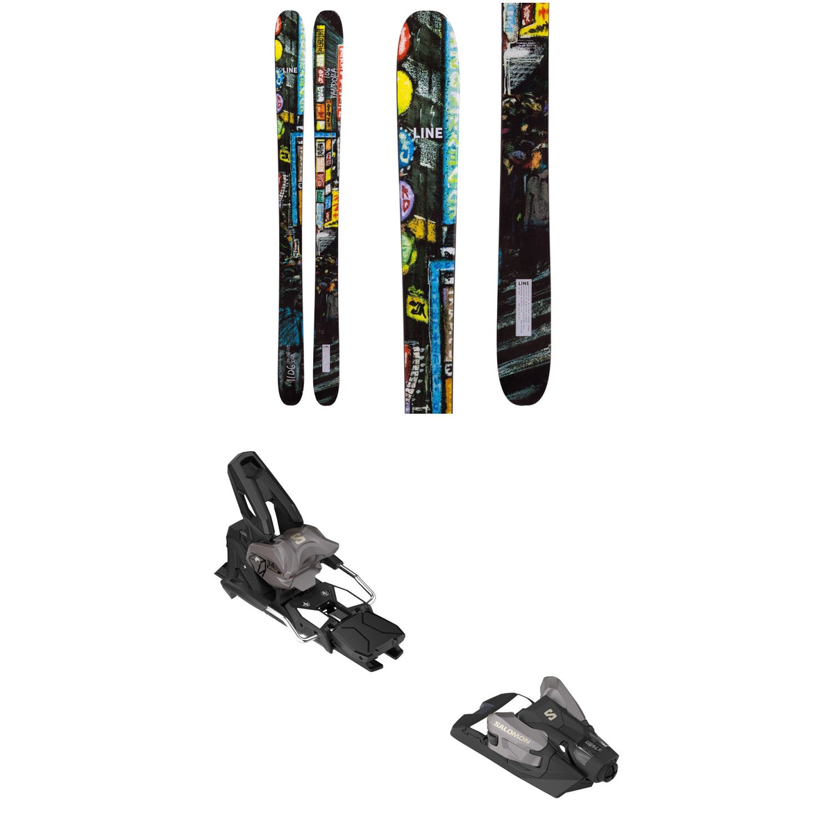 Line Pandora 106 Skis 2027 + Salomon Strive 14 GW Ski Bindings