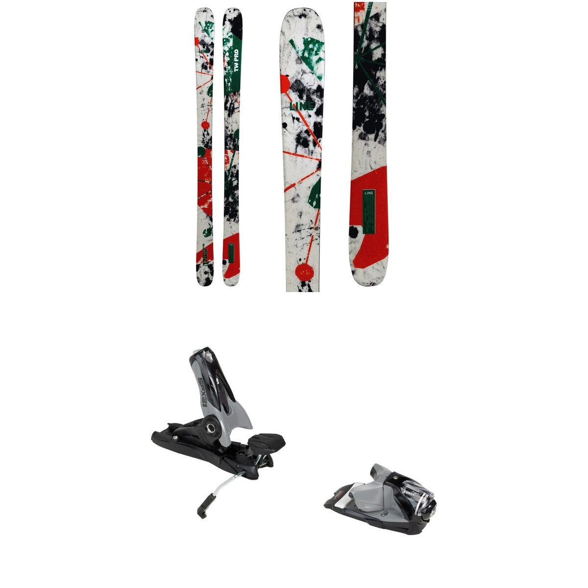 Line Tom Wallisch Pro Skis 2027 + Look SPX 12 GW Pro Ski Bindings