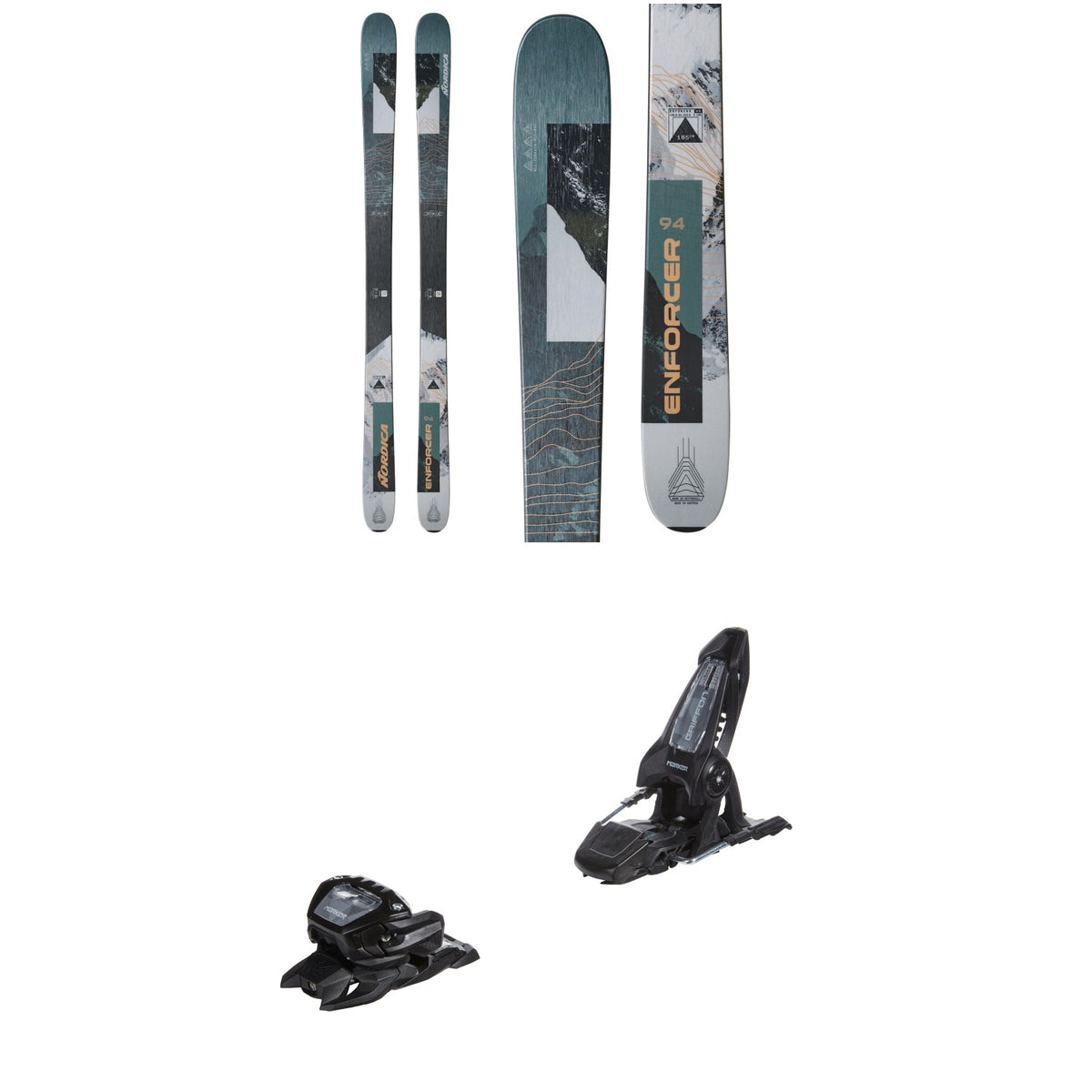 Nordica Enforcer 94 Skis 2027 + Marker Griffon 13 ID Ski Bindings