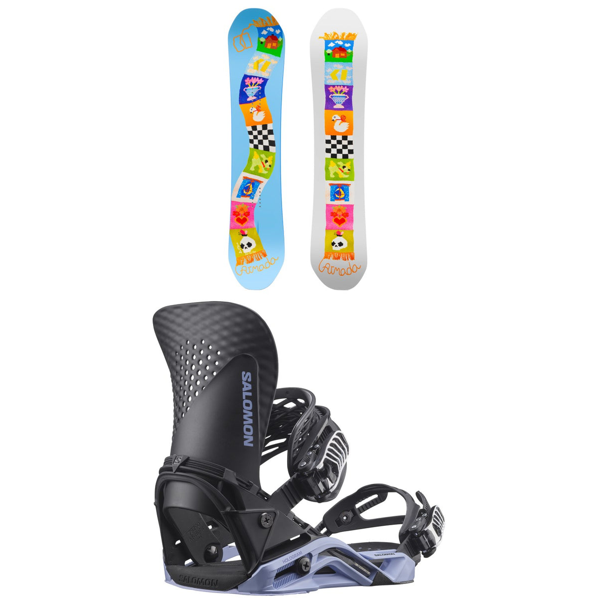 Armada Do-Si-Do Snowboard + Salomon Hologram Snowboard Bindings - Women's 2027