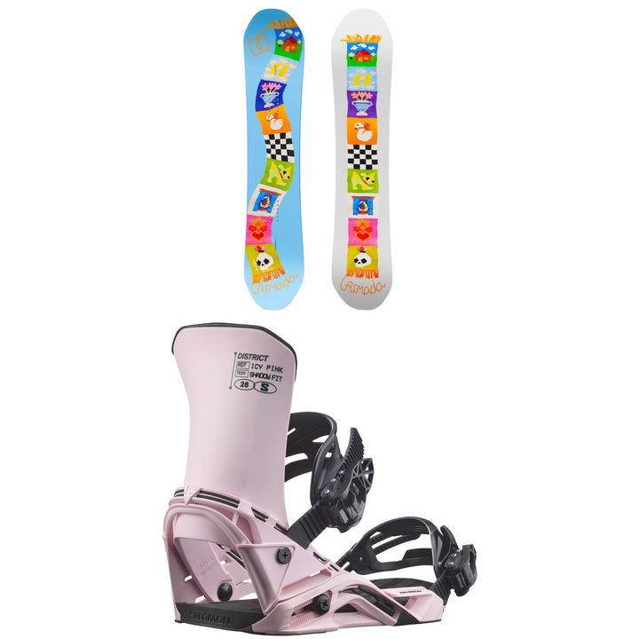 Armada Do-Si-Do Snowboard + Salomon District Snowboard Bindings - Women's 2027
