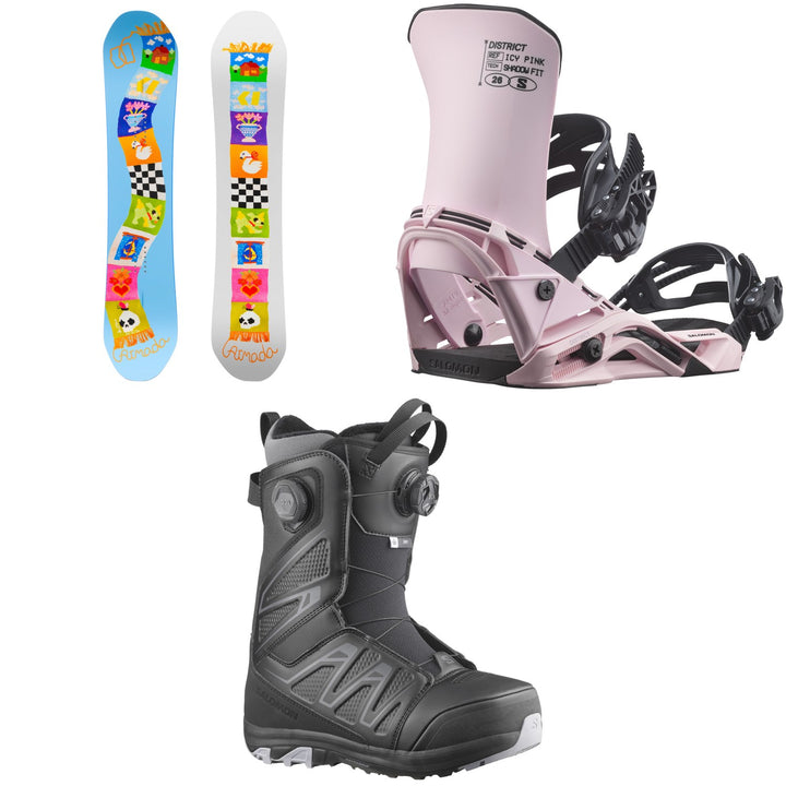 Armada Do-Si-Do Snowboard + Salomon District Snowboard Bindings  + Ivy BOA SJ Snowboard Boots - Women's 2027