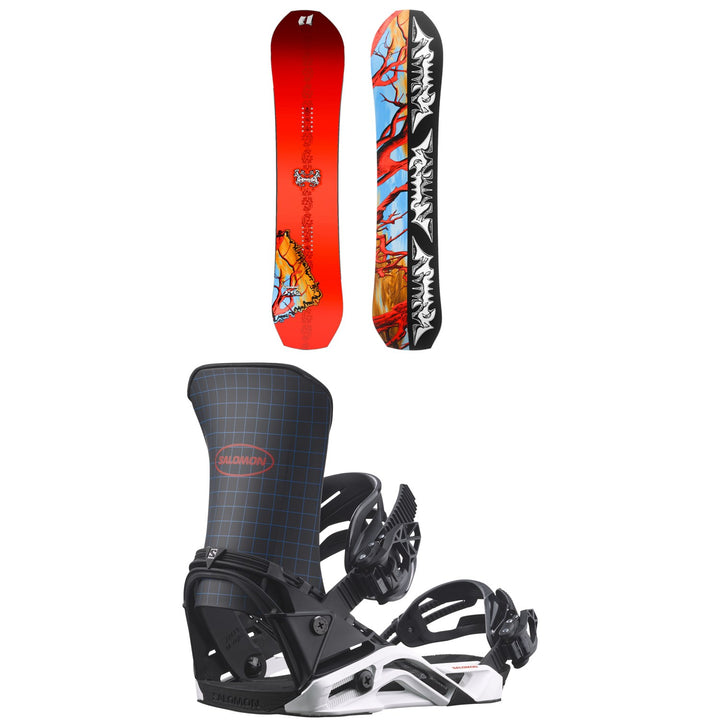 Armada Squonk Snowboard + Salomon District Snowboard Bindings 2027