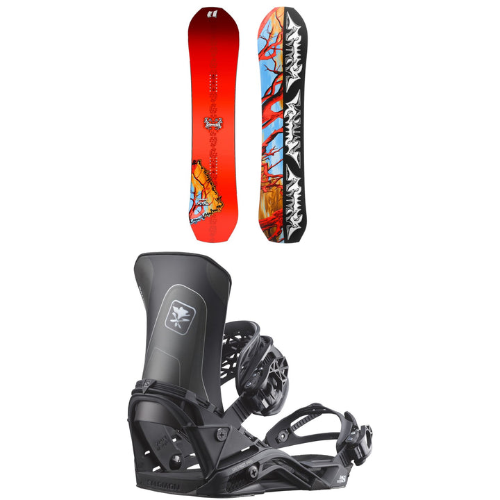 Armada Squonk Snowboard + Salomon District Pro Snowboard Bindings 2027