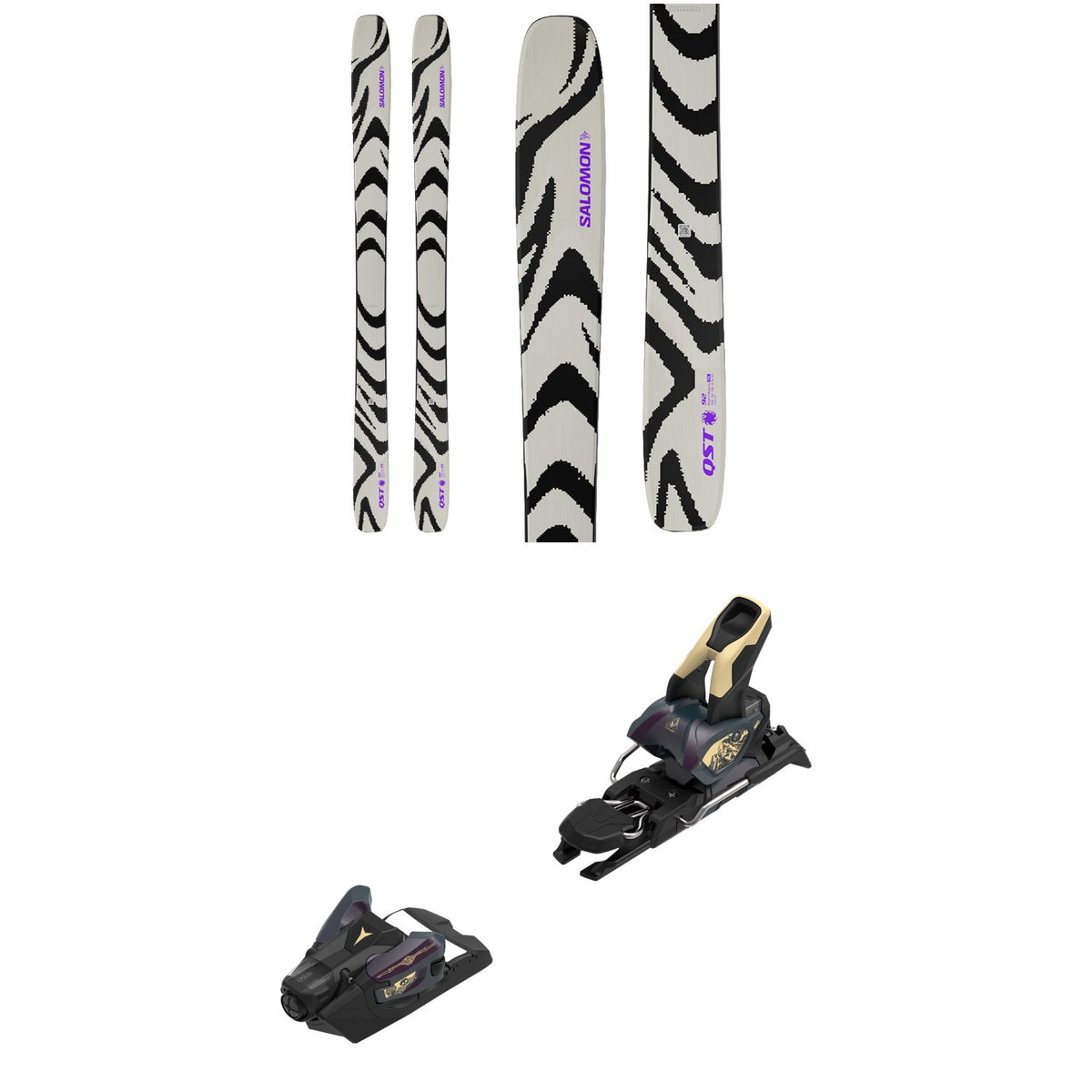 Salomon QST 92 Skis 2027 + Atomic Strive 12 GW Ski Bindings