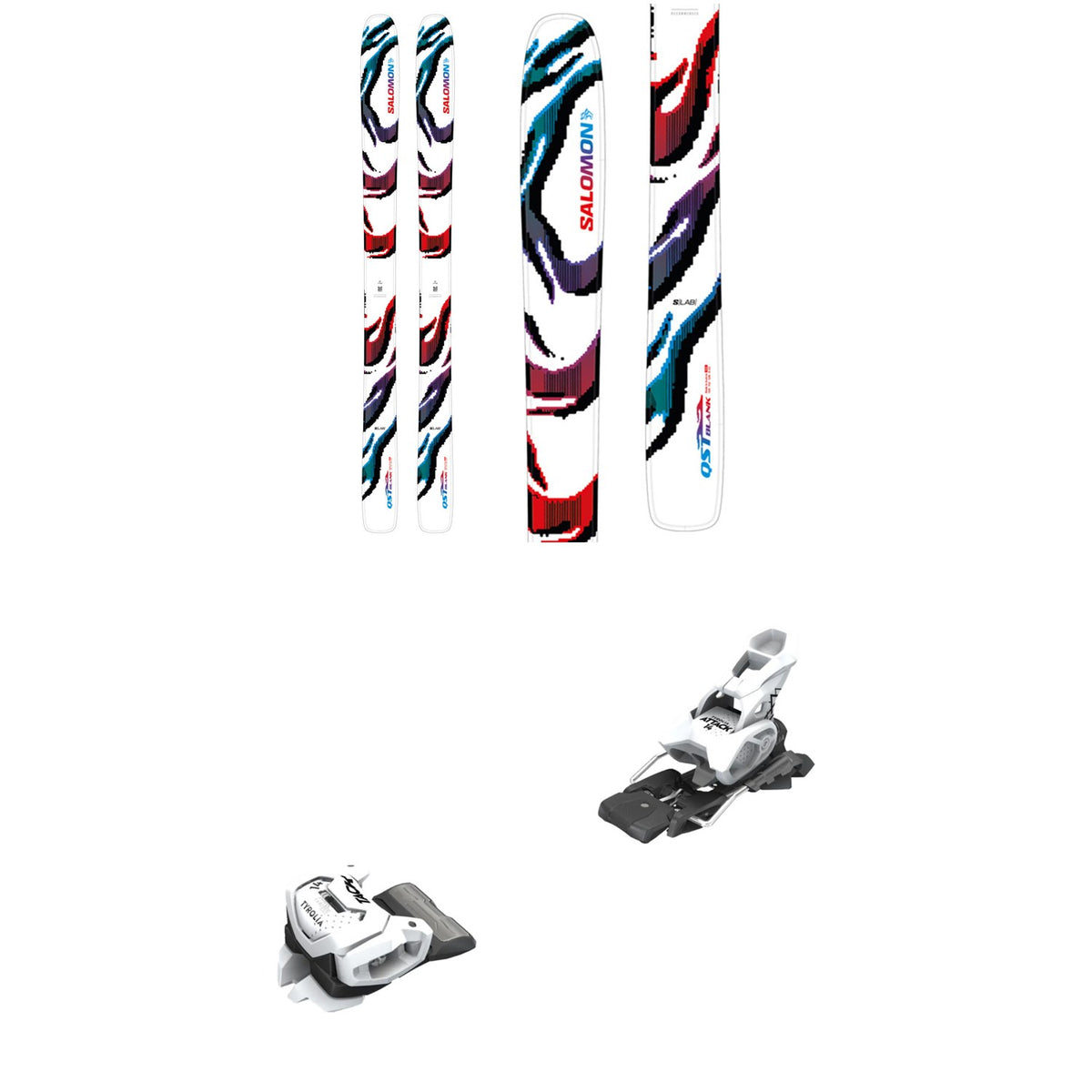 Salomon S/LAB QST Blank Skis + Tyrolia Attack 14 GW Ski Bindings 2027