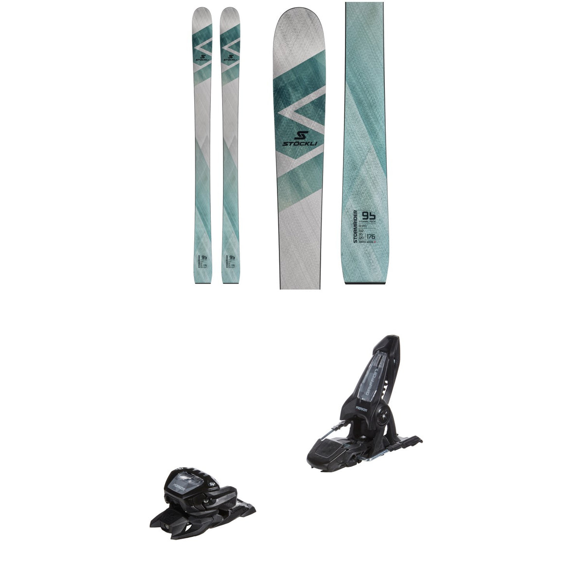 Stöckli Stormrider 95 Skis 2027 + Marker Griffon 13 ID Ski Bindings