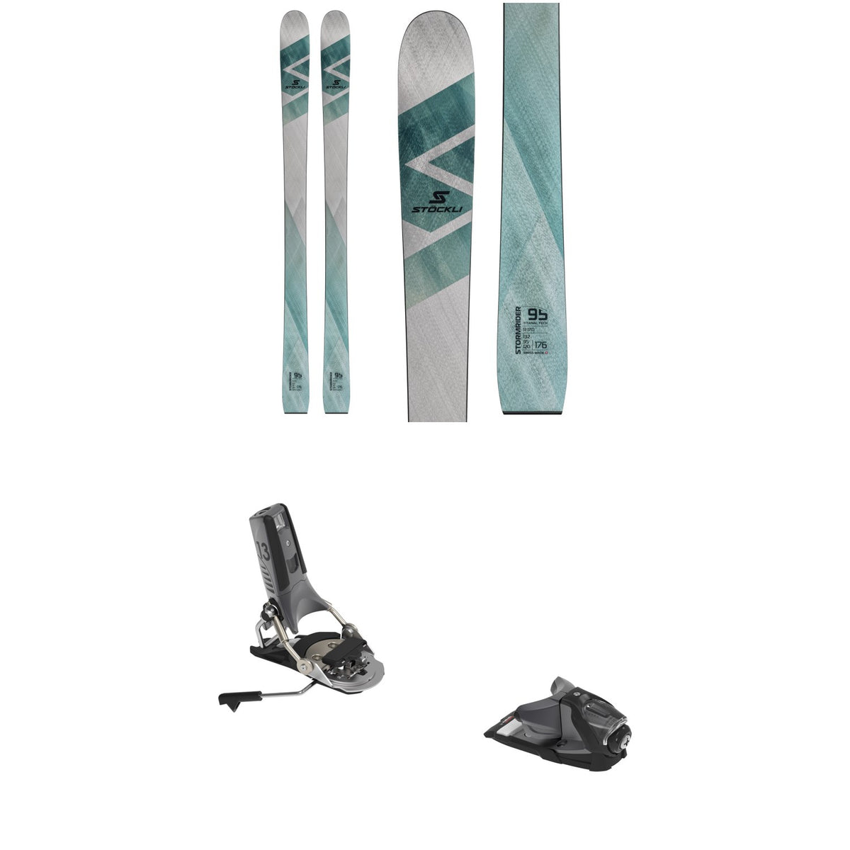 Stöckli Stormrider 95 Skis + Look Pivot 2.0 13 GW Ski Bindings 2027