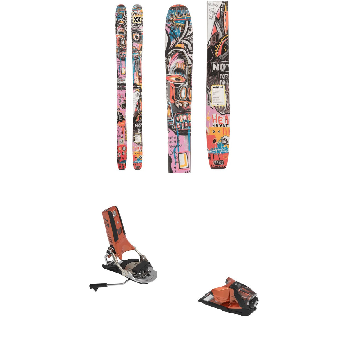 Völkl Revolt 101 Skis + Look Pivot 2.0 13 GW Ski Bindings 2027