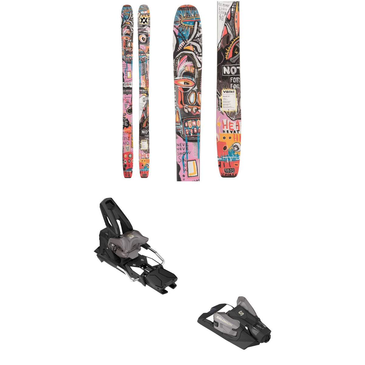 Völkl Revolt 101 Skis 2027 + Salomon Strive 14 GW Ski Bindings