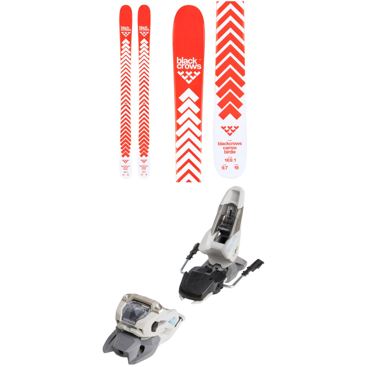 Black Crows Camox Birdie Skis - Women's 2027 + Marker Squire 11 Ski Bindings