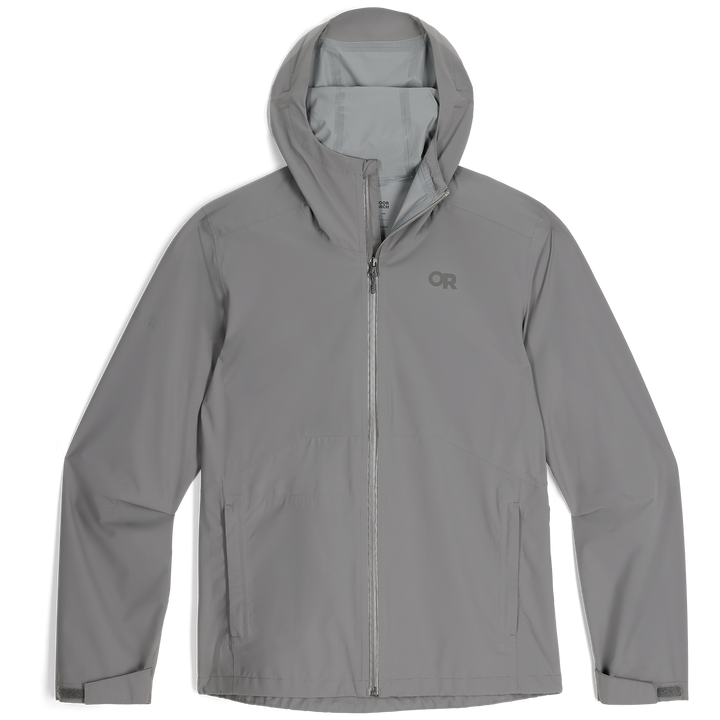 Outdoor Research Stratoburst Stretch Rain Jacket - Men's Wolf Grey