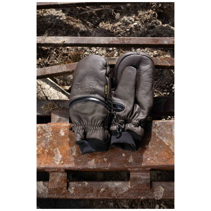 DEATHGRIP GLOVE CO. Ghoul Leather Mittens Bluxton