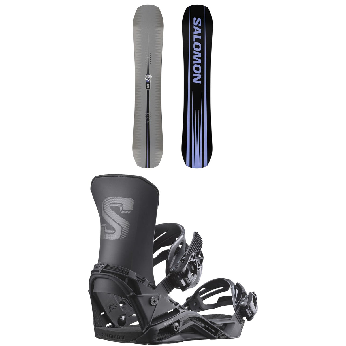 Salomon Assassin Pro Snowboard + District Snowboard Bindings 2027