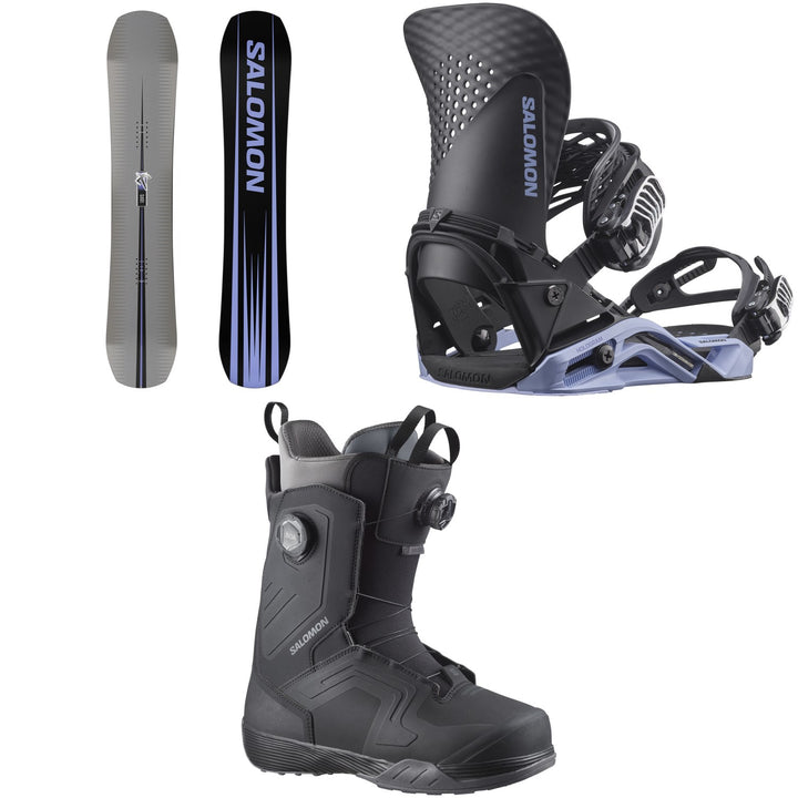 Salomon Assassin Pro Snowboard + Hologram Snowboard Bindings + Dialogue Dual Boa Snowboard Boots 2027