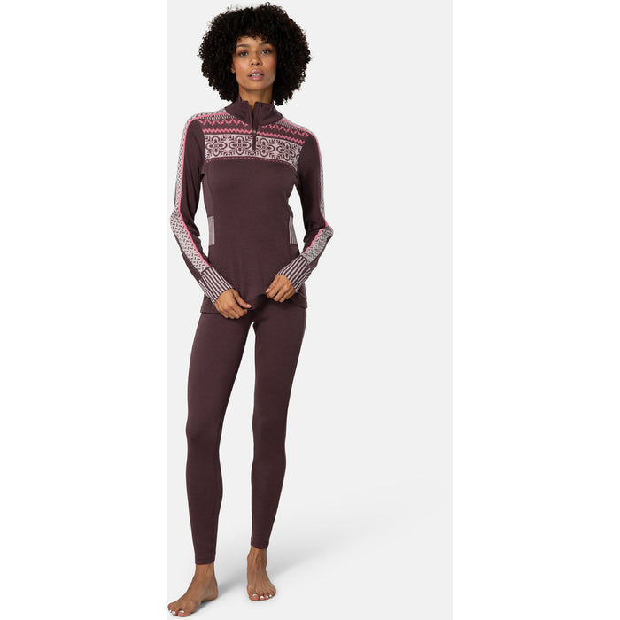 Kari Traa Ines Half Zip Top - Women's Cocoa Powder