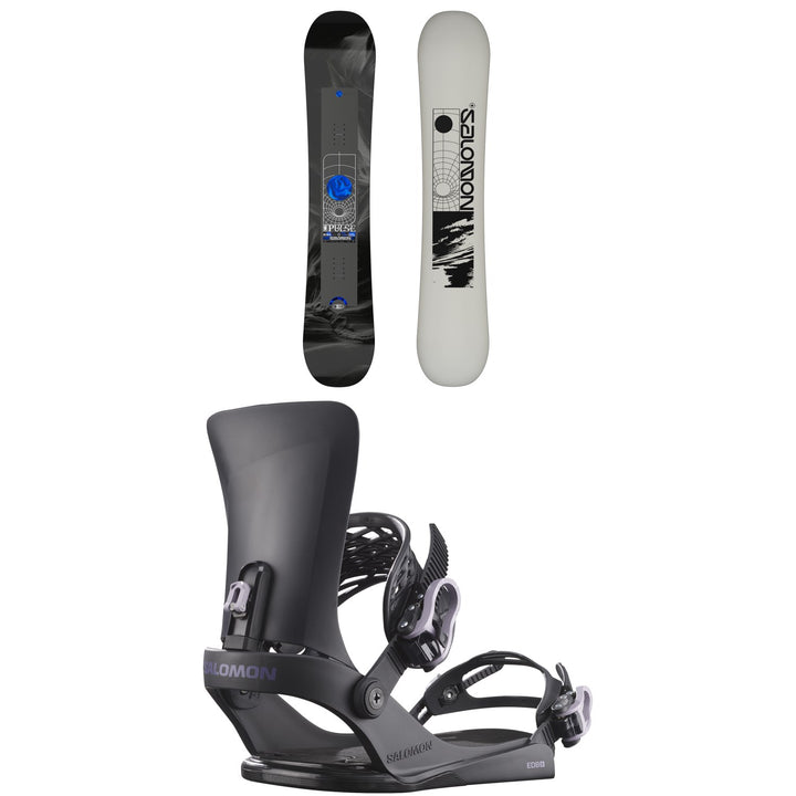 Salomon Pulse Snowboard + EDB X Snowboard Bindings 2027