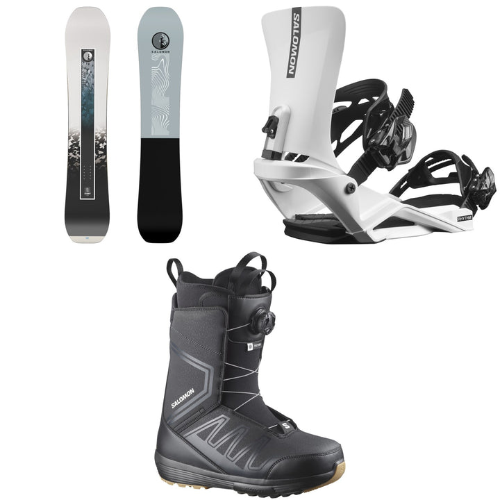 Salomon Sight X Snowboard + Rhythm Snowboard Bindings + Faction Boa Snowboard Boots 2027