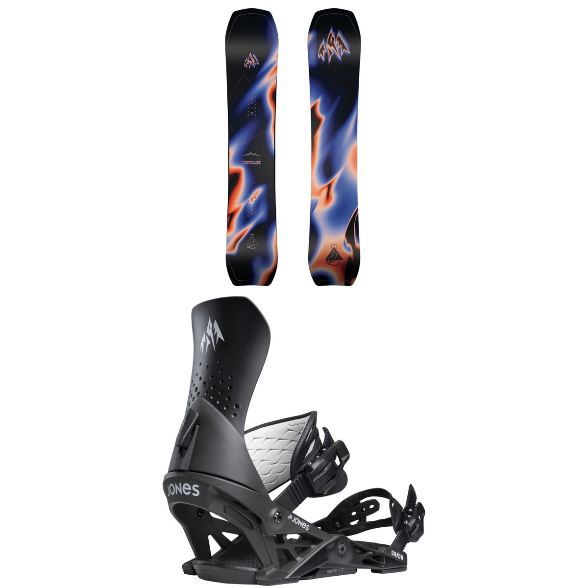 Jones Howler Snowboard + Orion Snowboard Bindings 2027