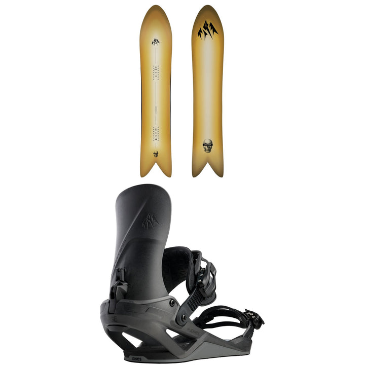 Jones Storm Wolf Snowboard + Zenith FASE Snowboard Bindings 2027