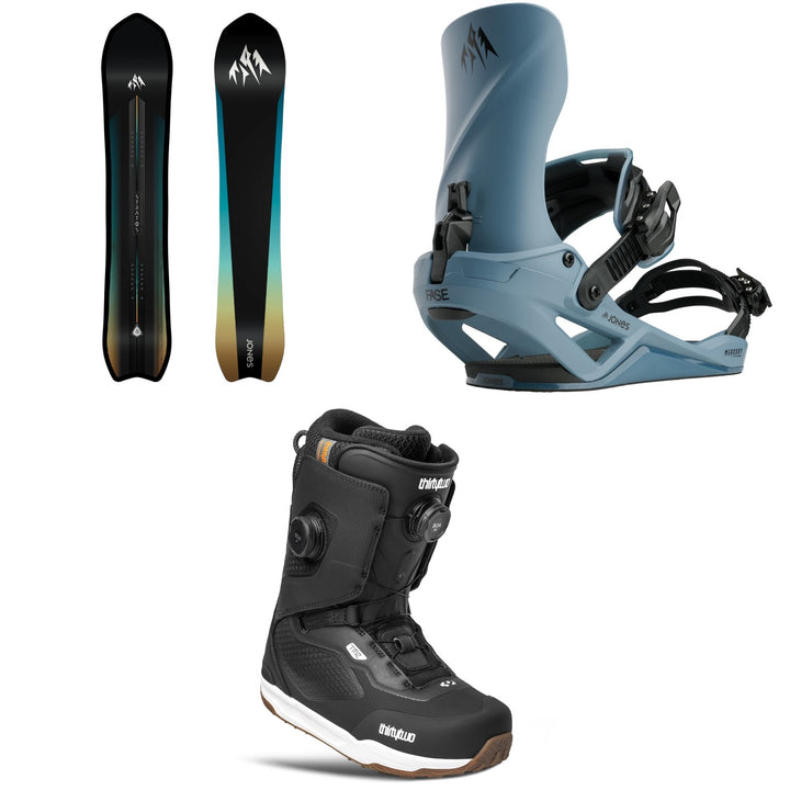 Jones Stratos Snowboard + Mercury FASE Snowboard Bindings  + thirtytwo TM-2 Double Boa Snowboard Boots 2027