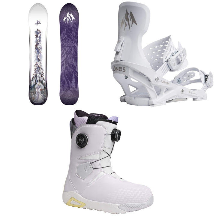 Jones Dream Weaver 2.0 Snowboard + Equinox Snowboard Bindings + Nidecker Altai Snowboard Boots - Women's 2027