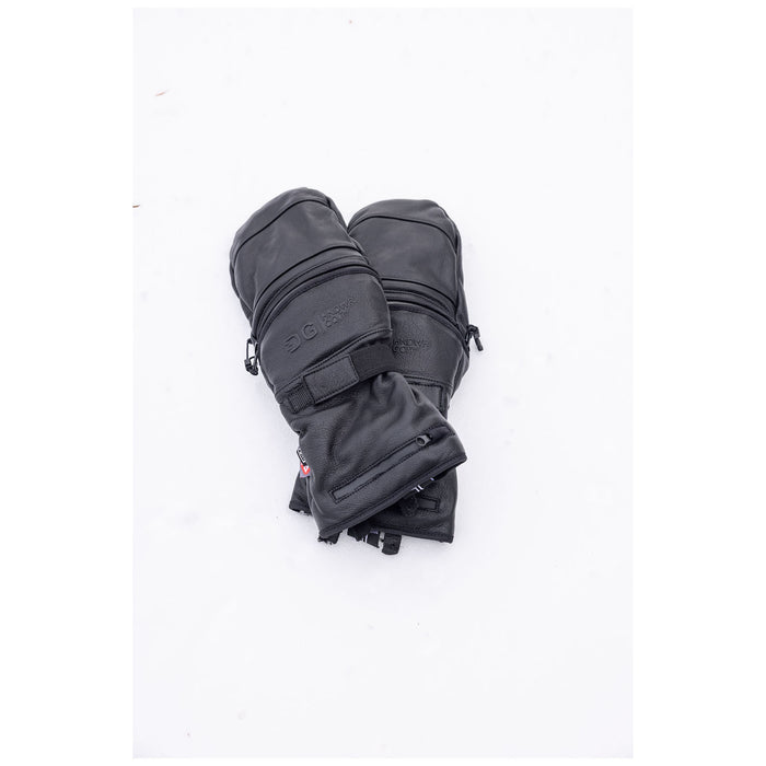 DG Handwear Company Granite Long Cut Mittens Black